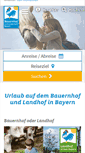 Mobile Screenshot of bauernhof-urlaub.com